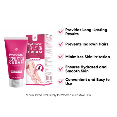 Hydroface Depilation Cream | Hair Removal for Women